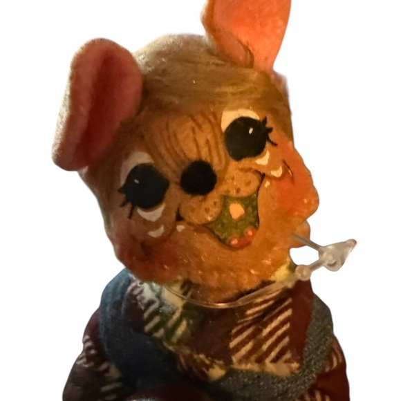 🐭 Annalee Fall Harvest Mouse with Apple – 5” - Picture 2 of 7